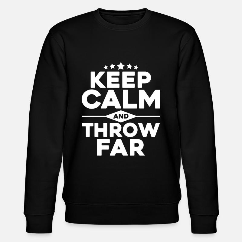 Discus Throw Discus Thrower Gift - Stanley/Stella CHANGER Unisex Organic Sweatshirt - black
