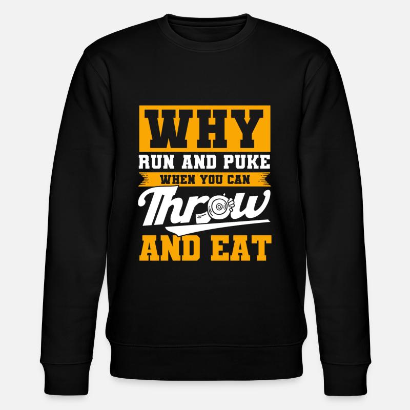 Discus Throw Discus Thrower Gift - Stanley/Stella CHANGER Unisex Organic Sweatshirt - black