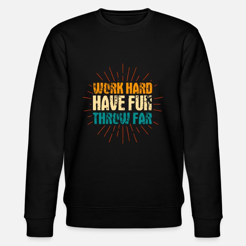 Discus Throw Discus Thrower Cadeau - Sweat bio CHANGER Stanley/Stella Unisexe - noir