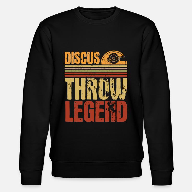 Discus Throw Discus Thrower Gift - Stanley/Stella CHANGER Unisex Organic Sweatshirt - black