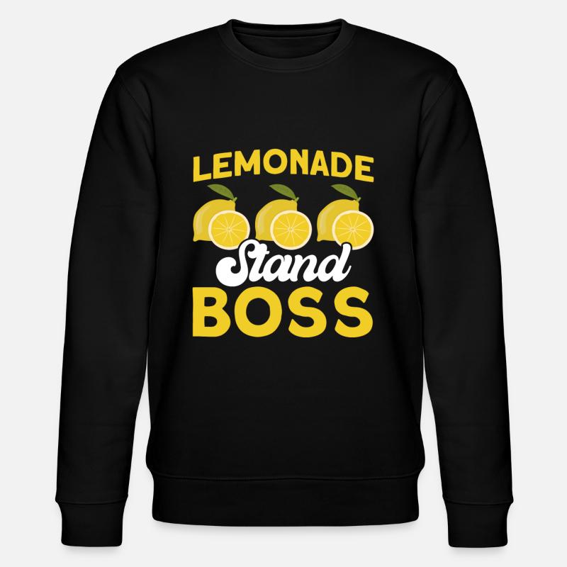 Limonadenstand Zitronensaft Limonade Geschäft - Stanley/Stella Unisex Bio-Sweatshirt CHANGER  - Schwarz