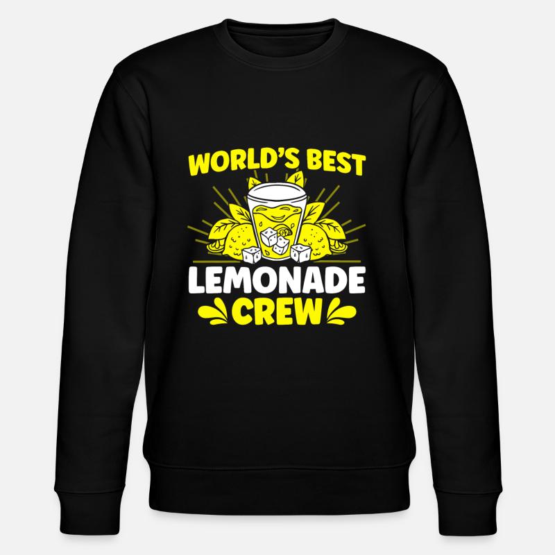 Limonadenstand Zitronensaft Limonade Geschäft - Stanley/Stella Unisex Bio-Sweatshirt CHANGER  - Schwarz