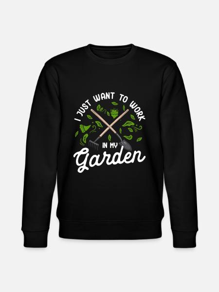 Plant Gardening Gardener Landscape Architect - Stanley/Stella CHANGER Unisex Organic Sweatshirt - black