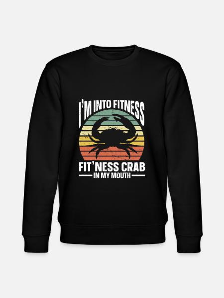 Seafood lover gift seafood - Stanley/Stella CHANGER Unisex Organic Sweatshirt - black