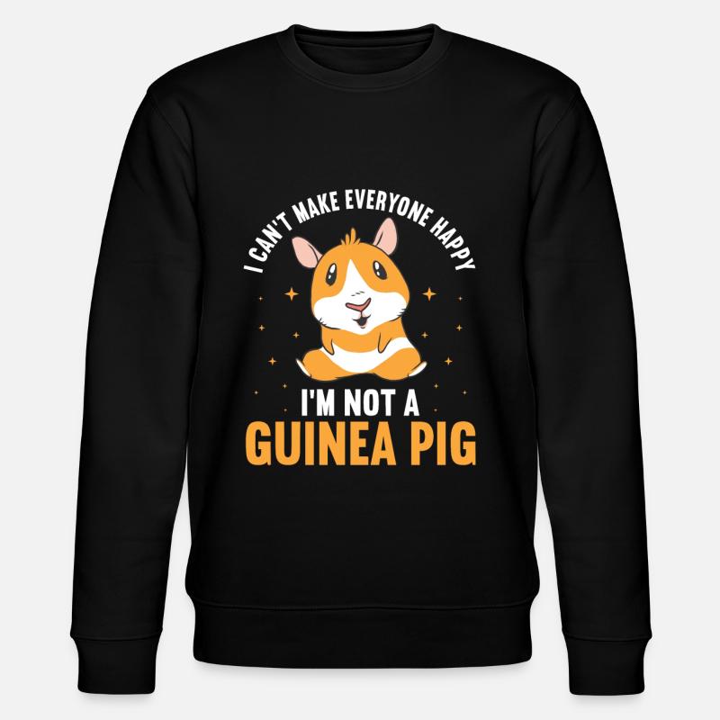 Cochon d’Inde Cadeau Pet Cochon d’Inde - Sweat bio CHANGER Stanley/Stella Unisexe - noir