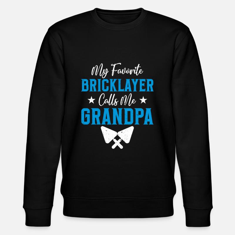 Maurer Geschenk Beruf Spruch Maurer - Stanley/Stella Unisex Bio-Sweatshirt CHANGER  - Schwarz