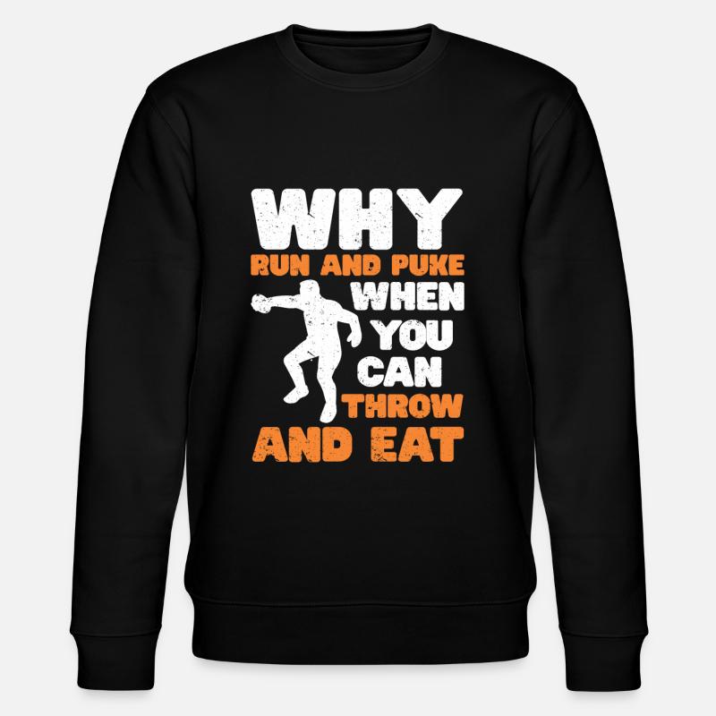 Diskuswerfer Geschenk Diskuswerfen - Stanley/Stella Unisex Bio-Sweatshirt CHANGER  - Schwarz