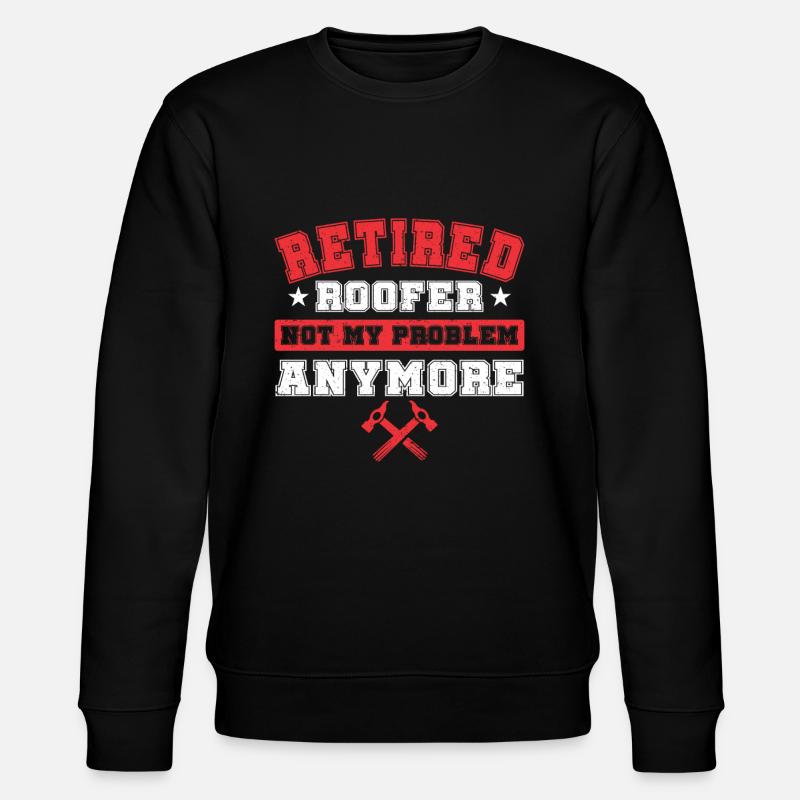 Couvreur Cadeau Travail Artisan Couvreur - Sweat bio CHANGER Stanley/Stella Unisexe - noir