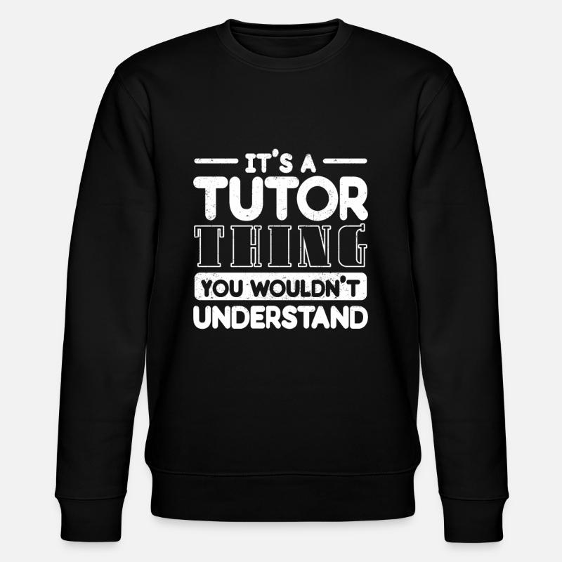 Tutor Geschenk Tutor - Stanley/Stella Unisex Bio-Sweatshirt CHANGER  - Schwarz