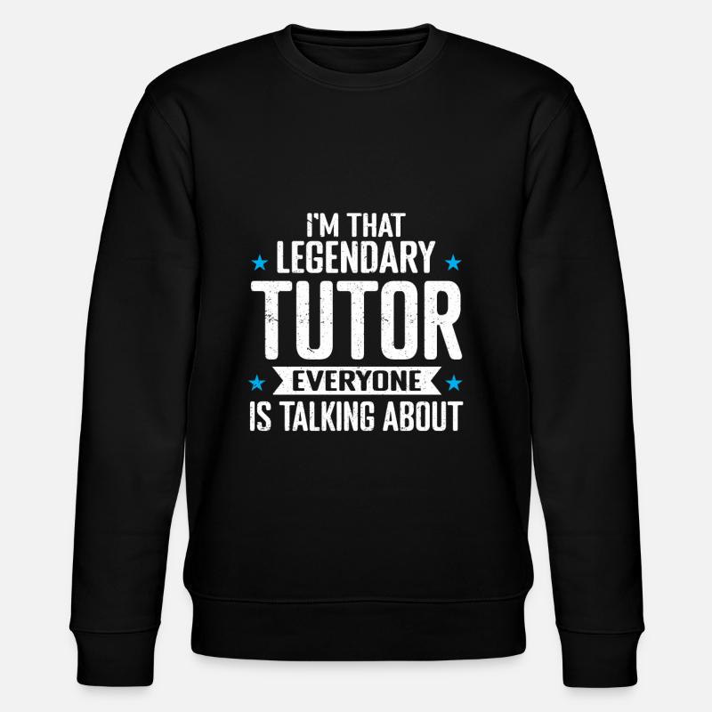 Tutor Geschenk Tutor - Stanley/Stella Unisex Bio-Sweatshirt CHANGER  - Schwarz