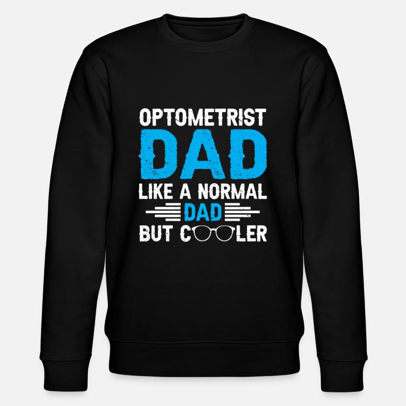 Optiker Geschenk Optometrie - Stanley/Stella Unisex Bio-Sweatshirt CHANGER  - Schwarz