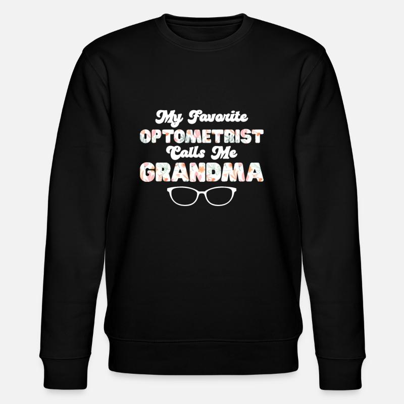 Optiker Geschenk Optometrie - Stanley/Stella Unisex Bio-Sweatshirt CHANGER  - Schwarz