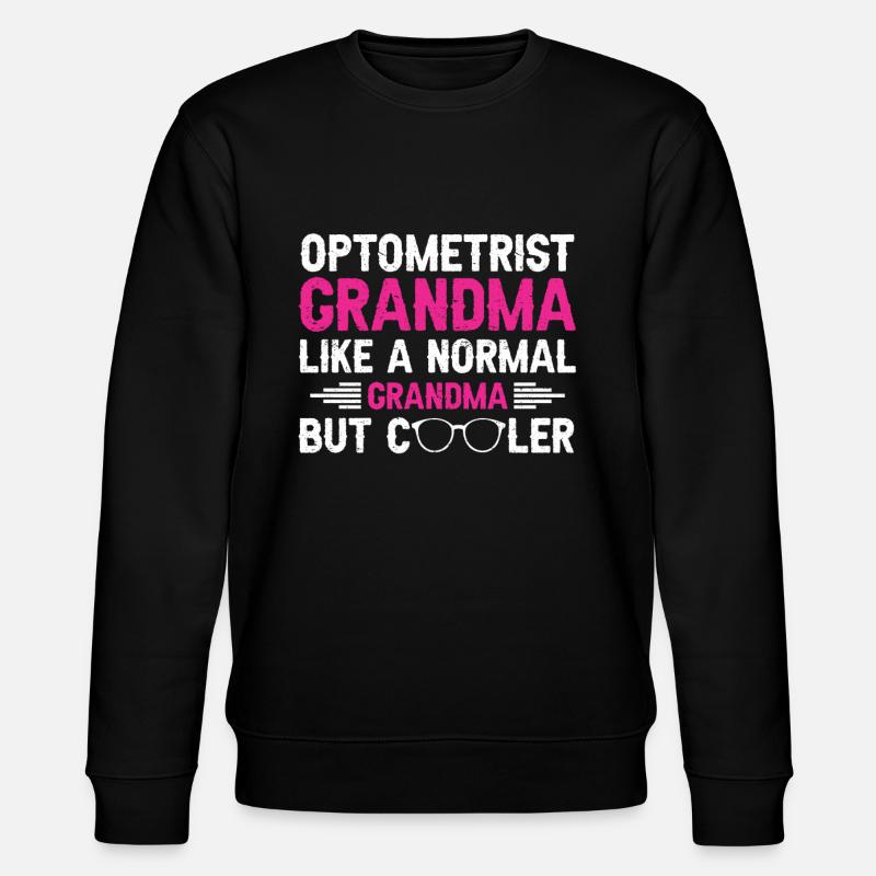 Optician Gift Optometry - Stanley/Stella CHANGER Unisex Organic Sweatshirt - black