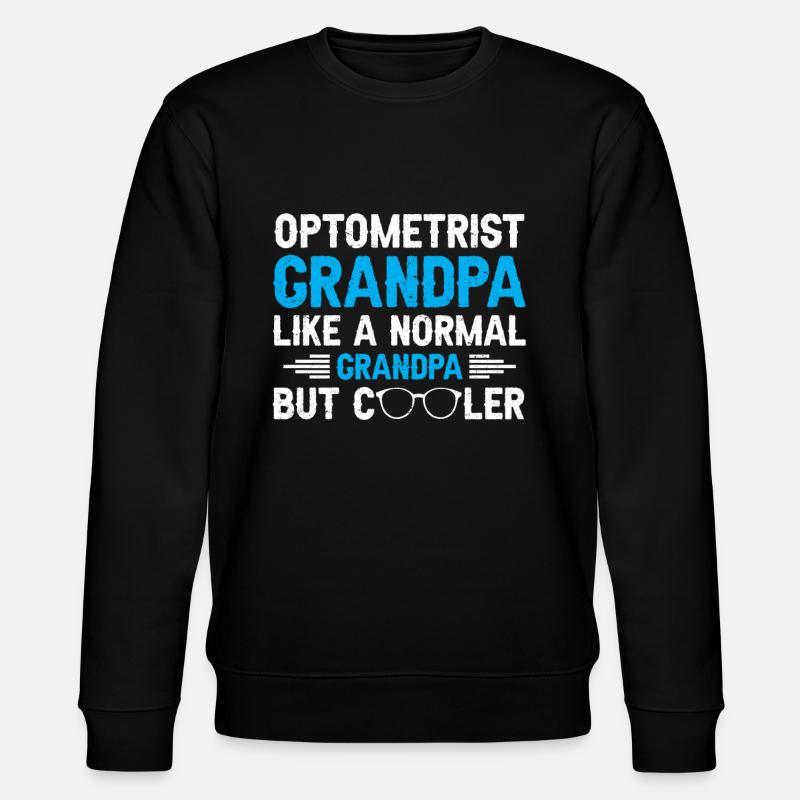 Optician Gift Optometry - Stanley/Stella CHANGER Unisex Organic Sweatshirt - black