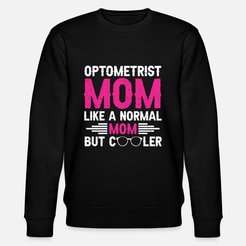 Optiker Geschenk Optometrie - Stanley/Stella Unisex Bio-Sweatshirt CHANGER  - Schwarz