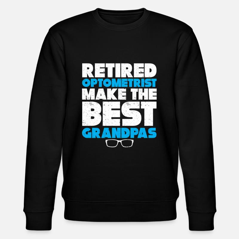 Optiker Geschenk Optometrie - Stanley/Stella Unisex Bio-Sweatshirt CHANGER  - Schwarz