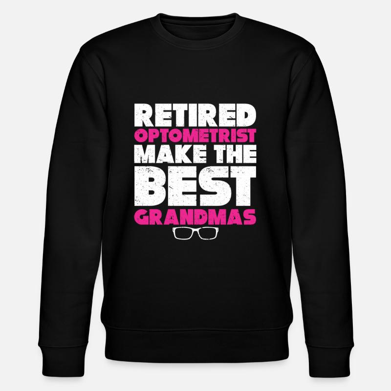 Optician Gift Optometry - Stanley/Stella CHANGER Unisex Organic Sweatshirt - black