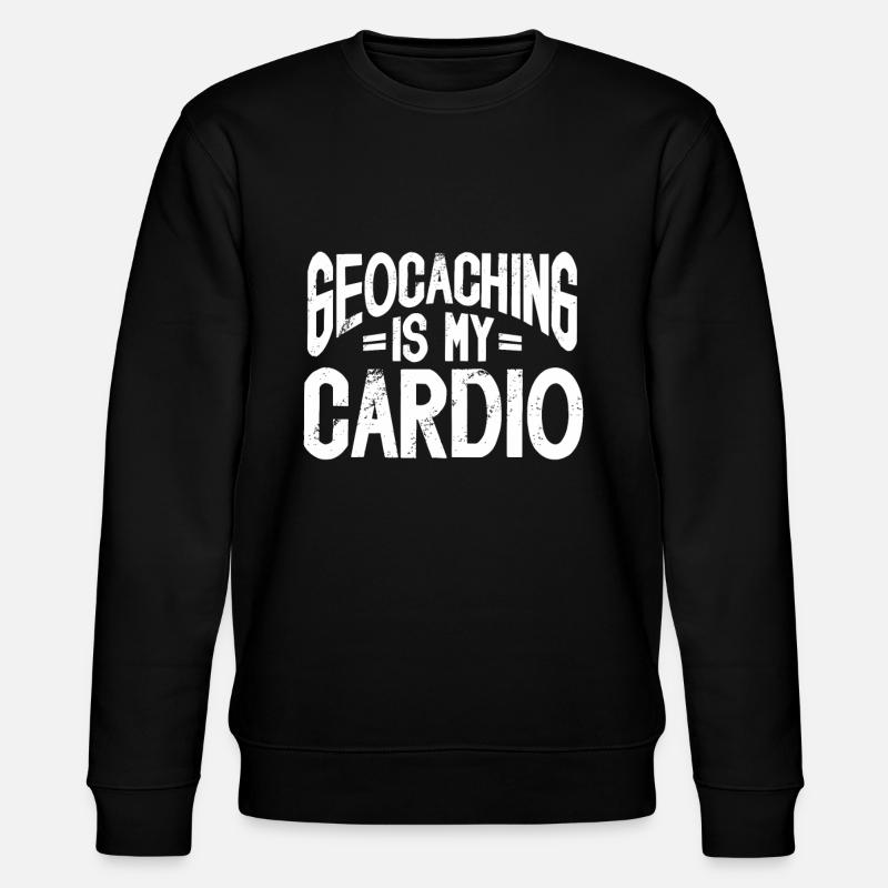 Geocaching Gift Geocacher Geocache - Stanley/Stella CHANGER Unisex Organic Sweatshirt - black