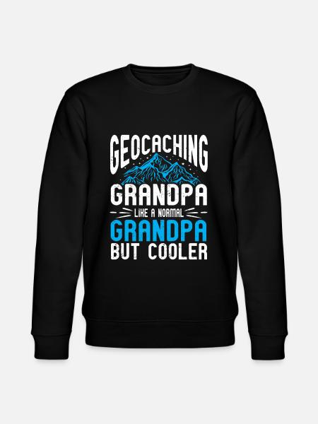 Geocaching Gift Geocacher Geocache - Stanley/Stella CHANGER Unisex Organic Sweatshirt - black