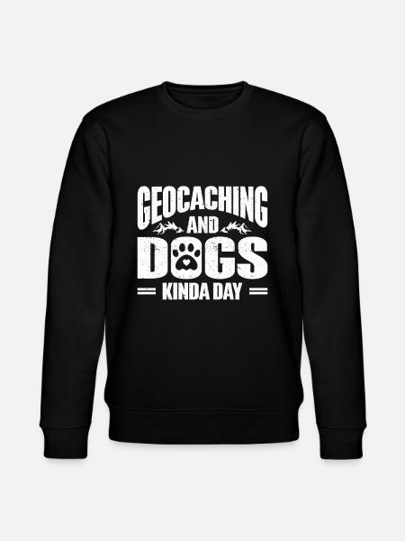 Geocaching Gift Geocacher Geocache - Stanley/Stella CHANGER Unisex Organic Sweatshirt - black