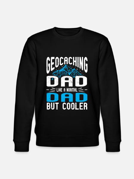 Geocaching Gift Geocacher Geocache - Stanley/Stella CHANGER Unisex Organic Sweatshirt - black