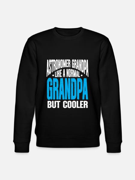 Astronomer Gift Astrology Telescope Astronomy - Stanley/Stella CHANGER Unisex Organic Sweatshirt - black