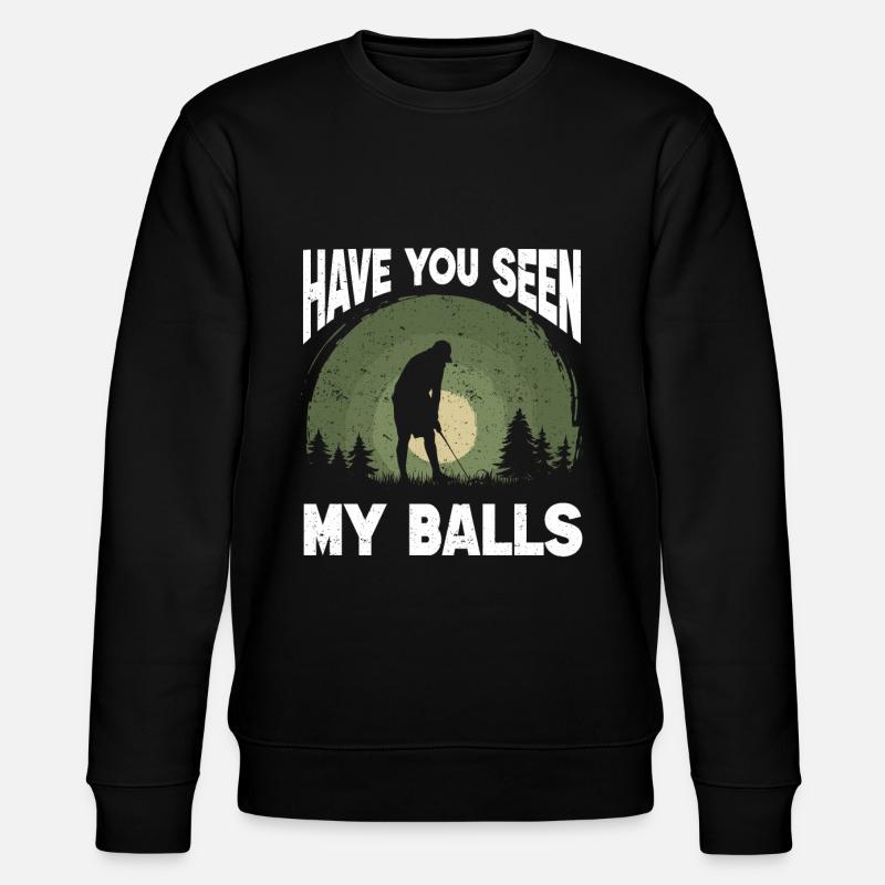 Golf Geschenk Für Golfer - Stanley/Stella Unisex Bio-Sweatshirt CHANGER  - Schwarz