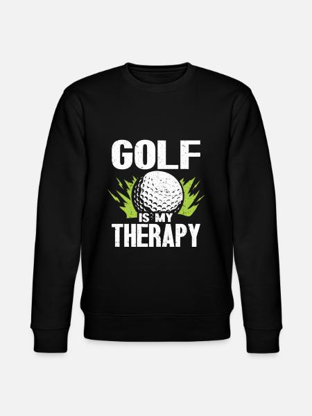 Golf Gift for Golfer - Stanley/Stella CHANGER Unisex Organic Sweatshirt - black