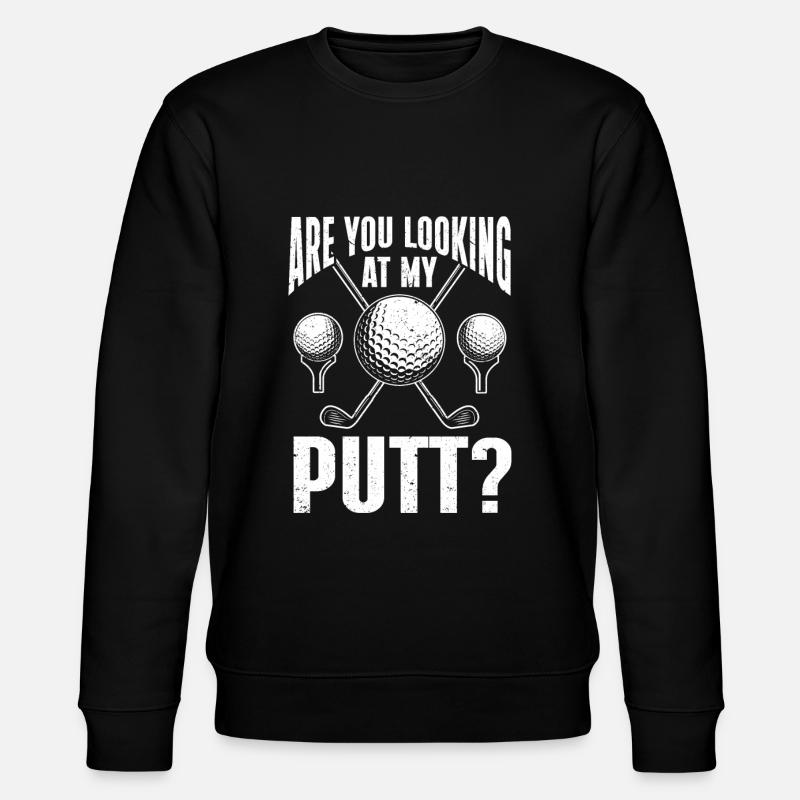 Golf Geschenk Für Golfer - Stanley/Stella Unisex Bio-Sweatshirt CHANGER  - Schwarz