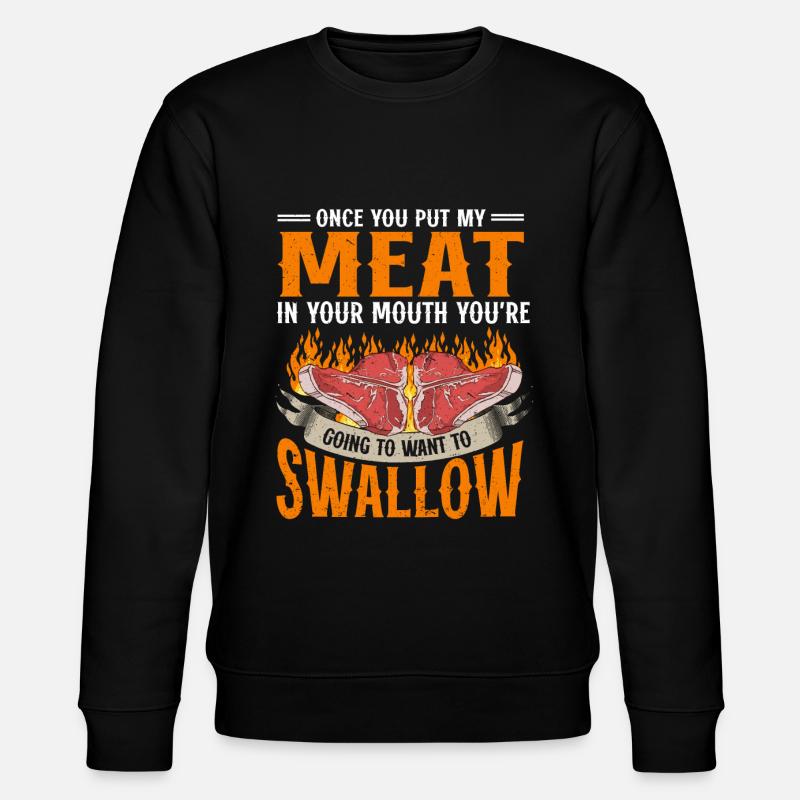 Grill Cadeau Grillades BBQ - Sweat bio CHANGER Stanley/Stella Unisexe - noir