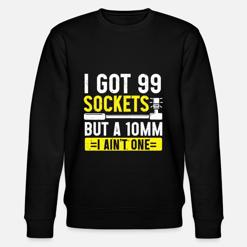 Mechanic Gift - Stanley/Stella CHANGER Unisex Organic Sweatshirt - black