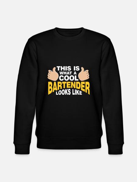 Bartender Gift Job Waiter Bartender - Stanley/Stella CHANGER Unisex Organic Sweatshirt - black