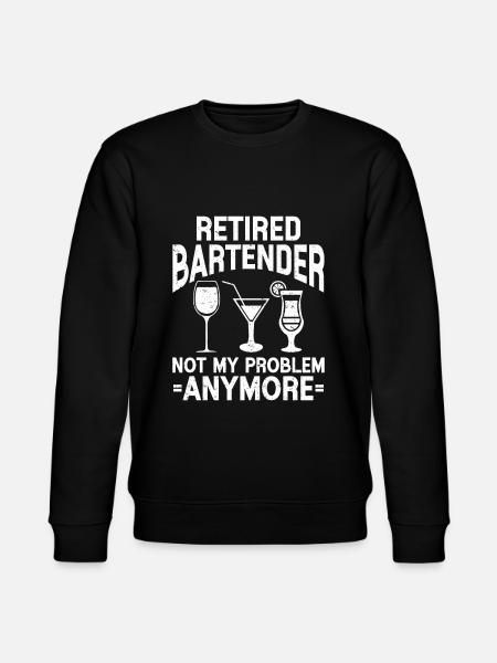 Bartender Gift Job Waiter Bartender - Stanley/Stella CHANGER Unisex Organic Sweatshirt - black