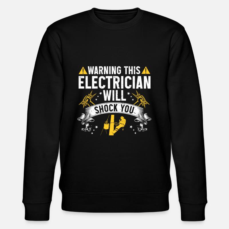 Cadeau d’électricien - Sweat bio CHANGER Stanley/Stella Unisexe - noir