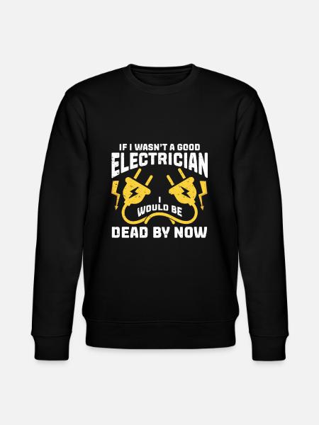 Electrician Gift - Stanley/Stella CHANGER Unisex Organic Sweatshirt - black