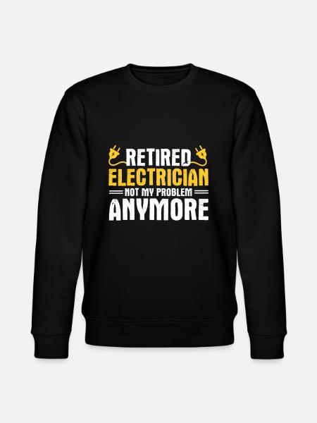 Electrician Gift - Stanley/Stella CHANGER Unisex Organic Sweatshirt - black