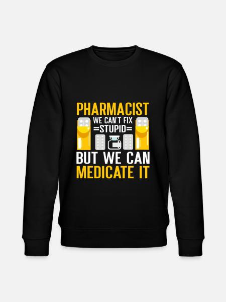 Apothecary Gift Pharmacy - Stanley/Stella CHANGER Unisex Organic Sweatshirt - black