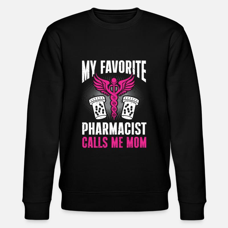 Apothecary Gift Pharmacy - Stanley/Stella CHANGER Unisex Organic Sweatshirt - black