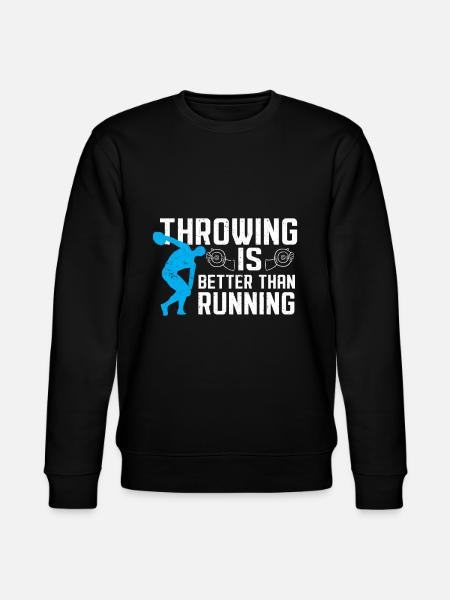 Discus thrower Athletics Disc throw - Stanley/Stella CHANGER Unisex Organic Sweatshirt - black