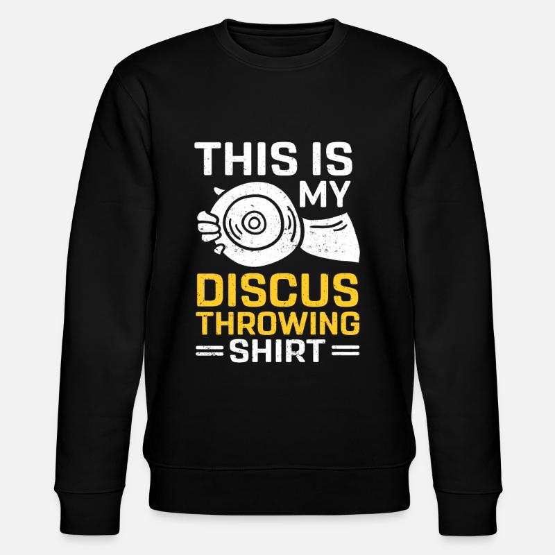 Diskuswerfer Leichtathletik Scheibenwurf - Stanley/Stella Unisex Bio-Sweatshirt CHANGER  - Schwarz