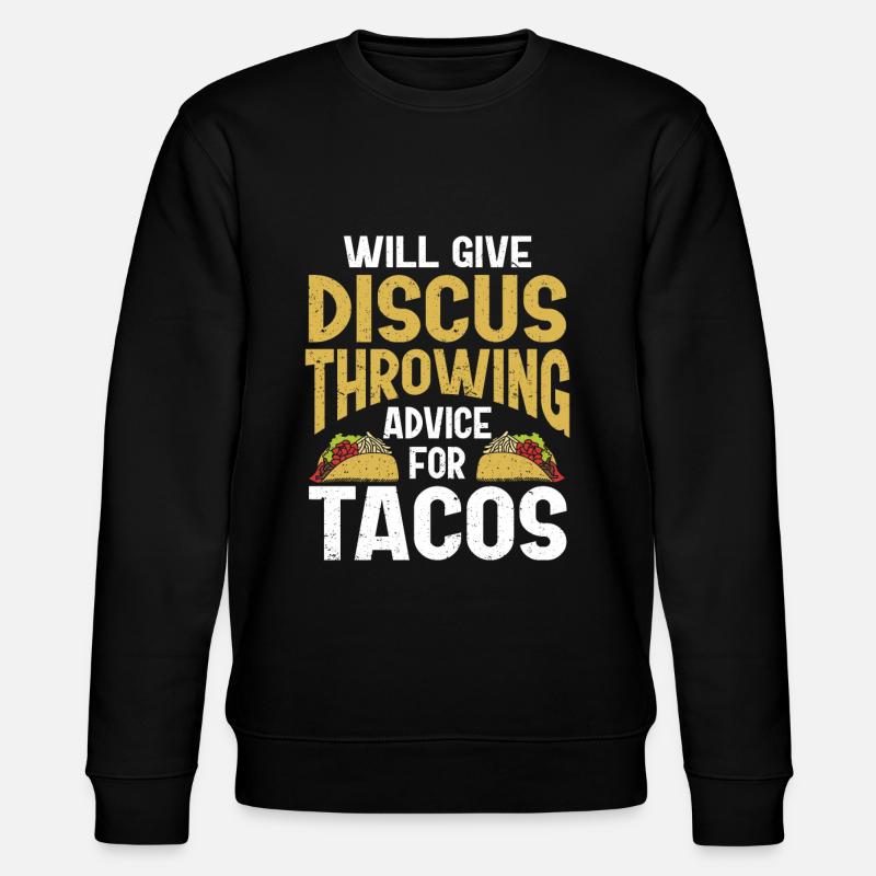 Discus thrower Athletics Disc throw - Stanley/Stella CHANGER Unisex Organic Sweatshirt - black