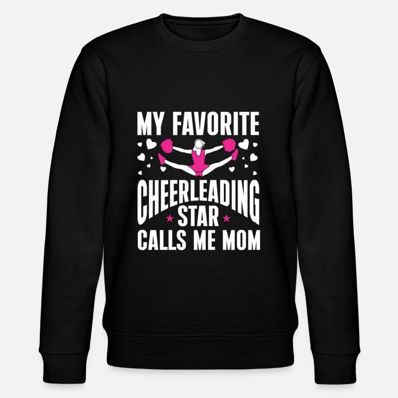 Cheerleader Cheerleading Cheer Mutter - Stanley/Stella Unisex Bio-Sweatshirt CHANGER  - Schwarz