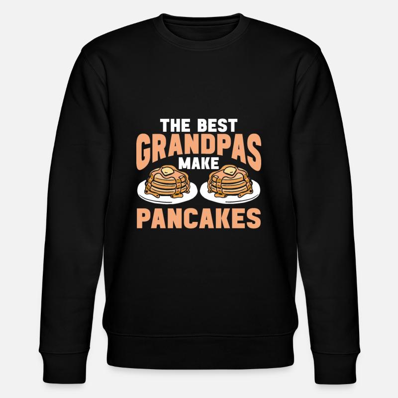 Pancake Saying Breakfast Pancakes - Stanley/Stella CHANGER Unisex Organic Sweatshirt - black
