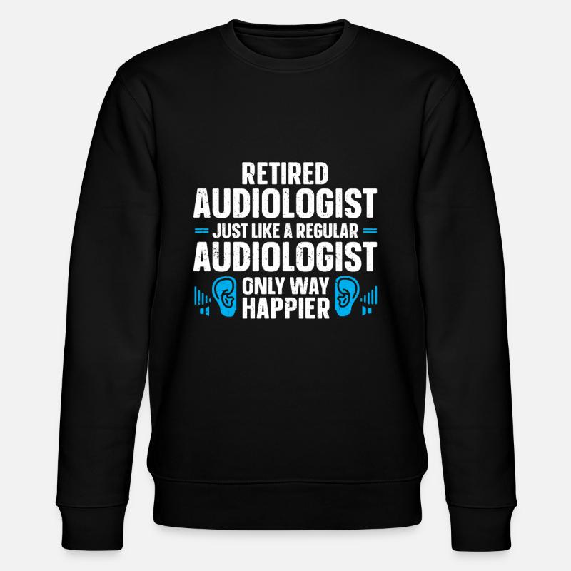 Audiology Audiologists - Stanley/Stella CHANGER Unisex Organic Sweatshirt - black