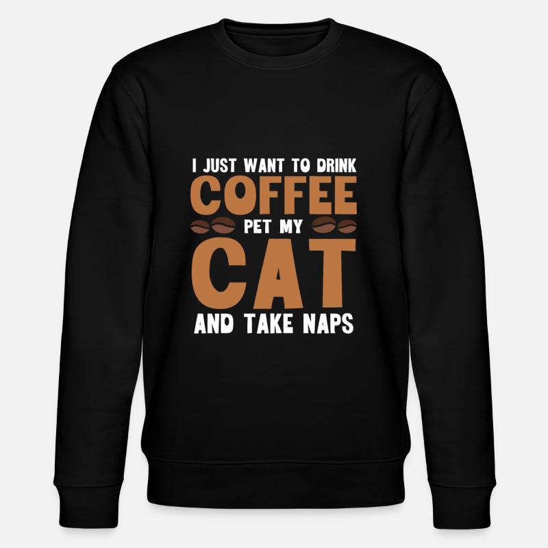 Barista Kaffee - Stanley/Stella Unisex Bio-Sweatshirt CHANGER  - Schwarz