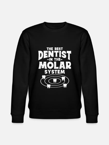 Dentist Student Degree Teeth Dentistry - Stanley/Stella CHANGER Unisex Organic Sweatshirt - black