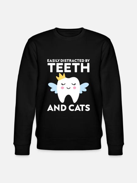 Dentist Student Degree Teeth Dentistry - Stanley/Stella CHANGER Unisex Organic Sweatshirt - black