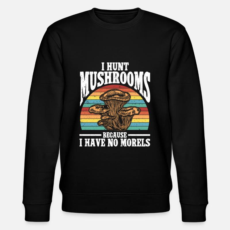 Champignon, Mycologie, Mycologue, Collectionneur - Sweat bio CHANGER Stanley/Stella Unisexe - noir