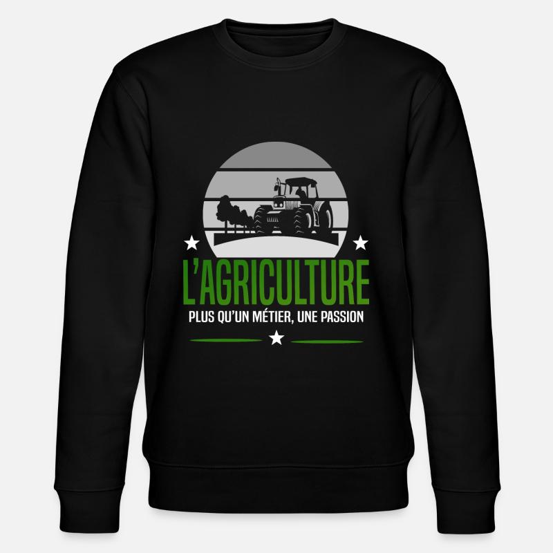 Agriculture - Sweat bio CHANGER Stanley/Stella Unisexe - noir