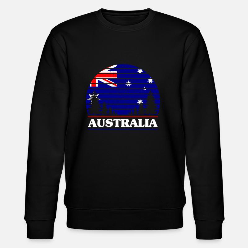 Australien - Stanley/Stella Unisex Bio-Sweatshirt CHANGER  - Schwarz